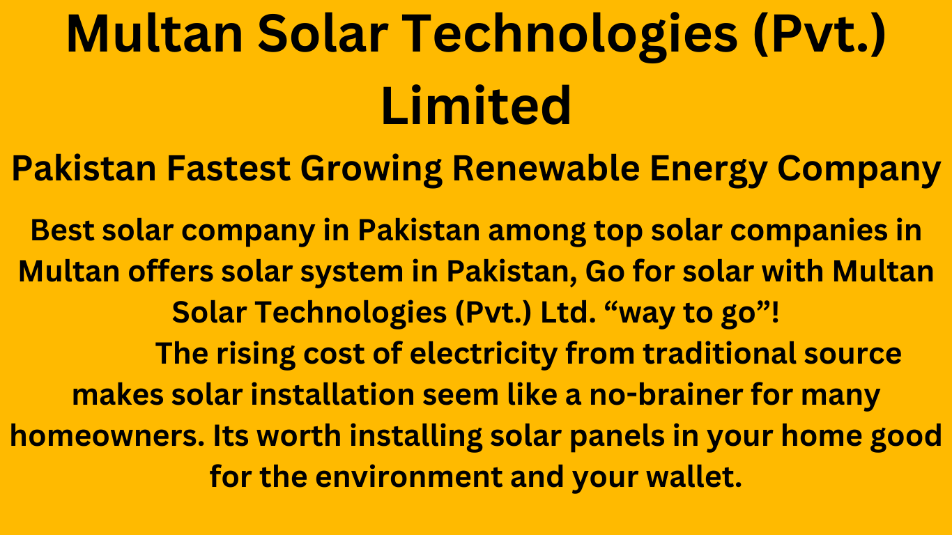 Solar panels in dera ghazi Khan